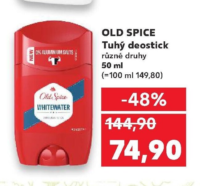 OLD SPICE Tuhý deostick různé druhy 50 ml