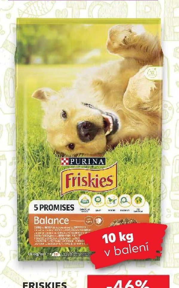 FRISKIES Granule pro psy různé druhy 10 kg