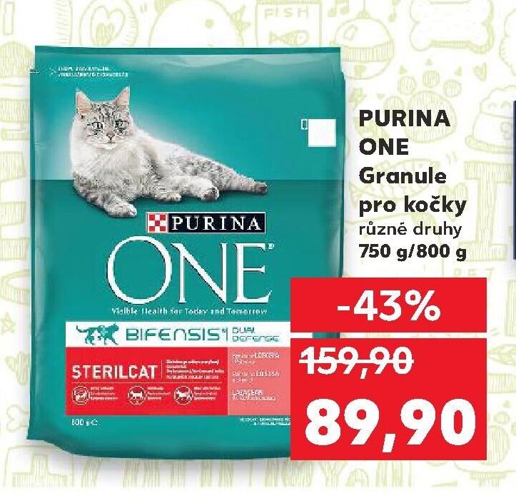 PURINA ONE Granule pro kočky různé druhy 750 g/800 g