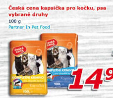 Kapsičky pro kočky Česká cena
