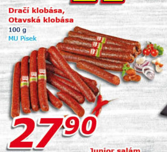 Dračí klobása Maso uzeniny Písek