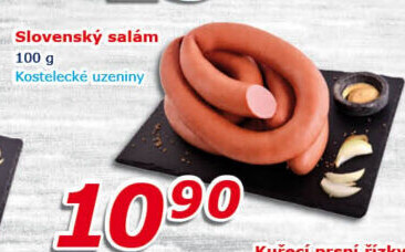 Salám slovenský točený Kostelecké uzeniny
