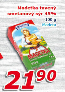Sýr tavený smetanový Madetka
