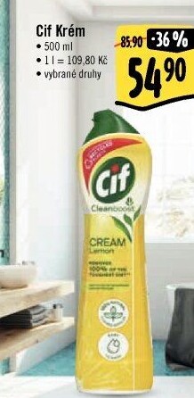 Krémový čistič Cif Cream