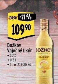 Likér vaječný Božkov