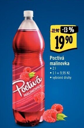 Limonáda Poctivá Poděbradka