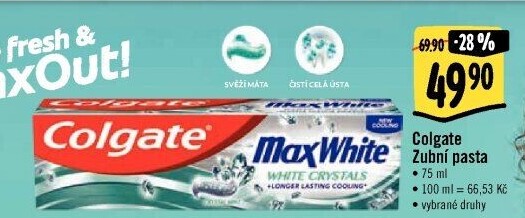 Pasty na zuby Colgate