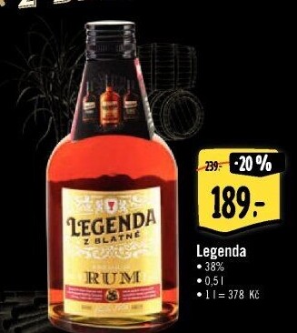 Rumy Legenda z Blatné