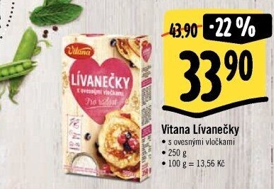 Směs na lívanečky Vitana