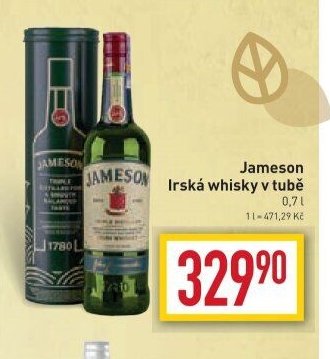 Jameson Irská whisky v tubě