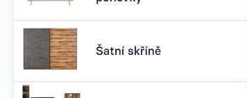 Šatní skříně