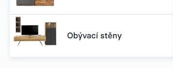 Obývací stěny
