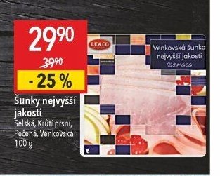 Šunky nejvyšší jakosti