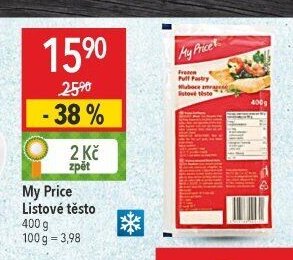 My Price Listové těsto