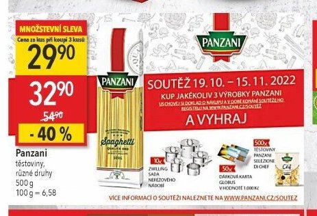 Panzani těstoviny