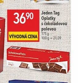 Jeden Tag Oplatky s čokoládovou polevou