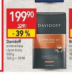 Davidoff zrnková káva