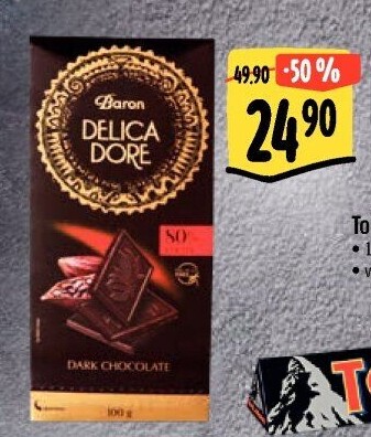 Čokoláda Delicadore Baron