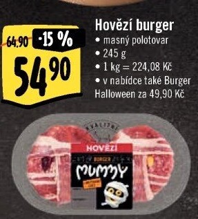 Hovězí burger Albert
