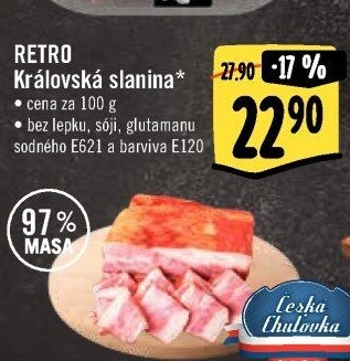 Královská slanina Albert Retro