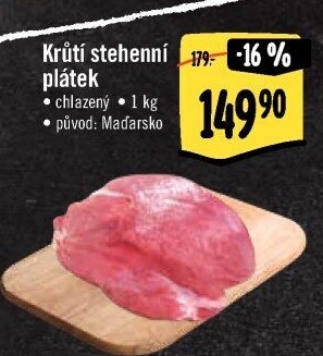 Krůtí stehenní plátek