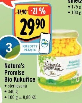 Kukuřice bio Nature'