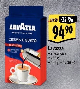 Mletá káva Lavazza