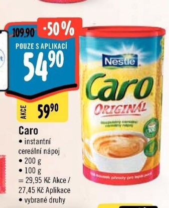 Nápoj instantní obilninový Caro Nestlé