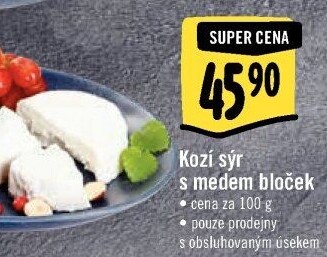 Sýr kozí s medem