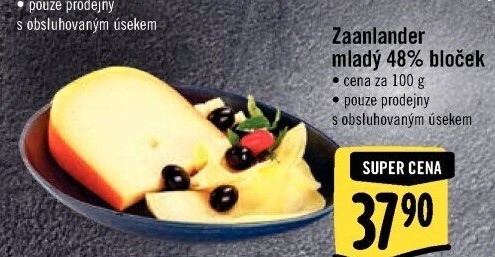 Sýr Zaanlander mladý 48 %