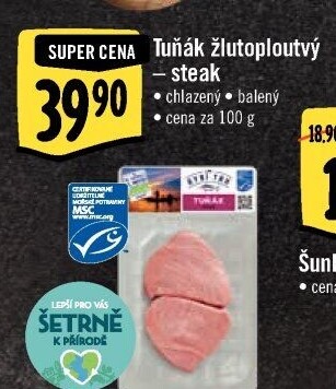 Tuňák žlutoploutvý steak Albert