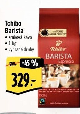 Zrnková káva Barista Tchibo