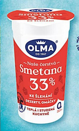 Olma Smetana ke šlehání 33%