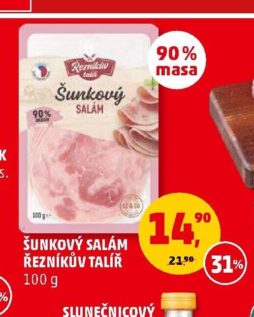 Šunkový salám Řezníkův talíř 100 g