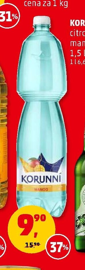 Korunní citron, mango 1,5 l