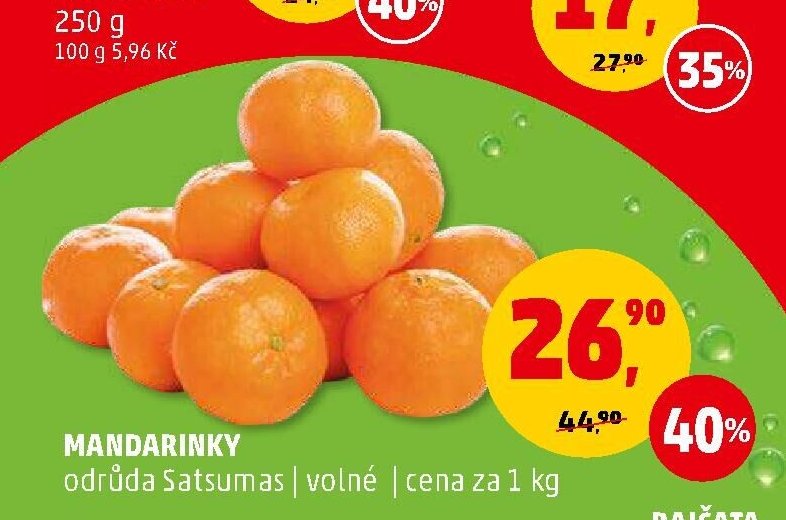 Mandarinky 1 kg
