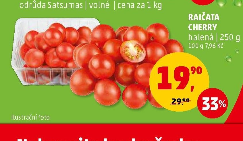 Rajčata Cherry 250 g