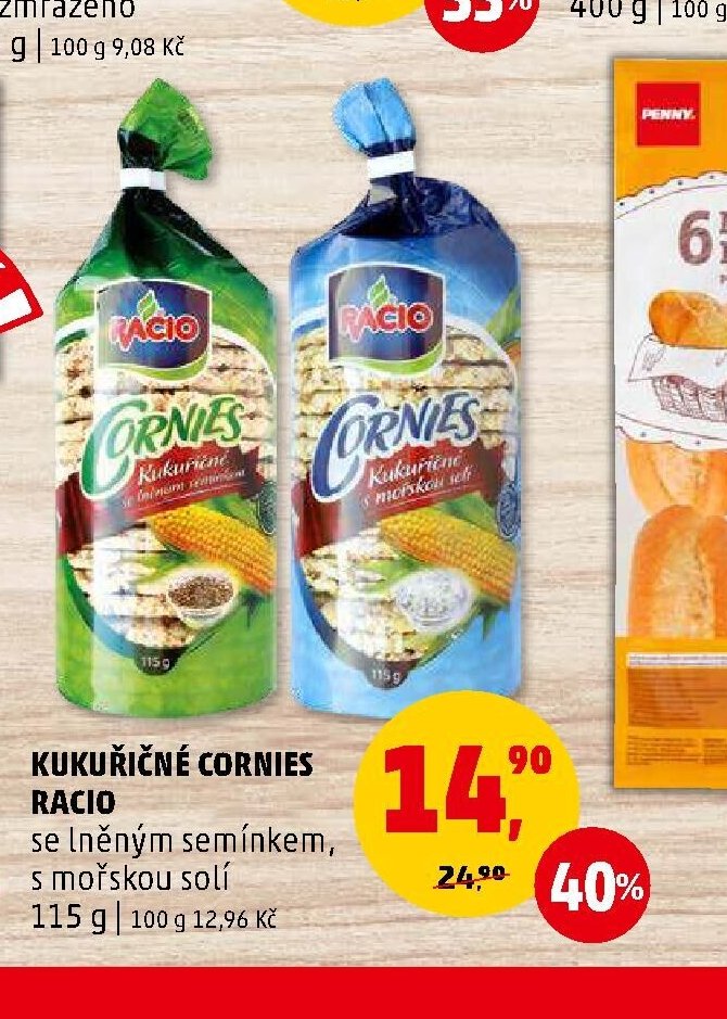 KUKUŘIČNÉ CORNIES RACIO