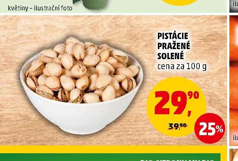 PISTÁCIE PRAŽENÉ SOLENÉ