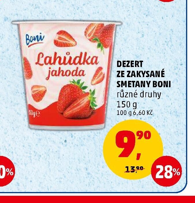 DEZERT ZE ZAKYSANÉ SMETANY BONI