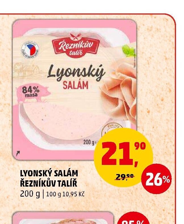 Lyonský salám Řezníkův talíř