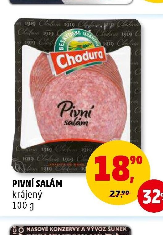 Pivní salám Chodura