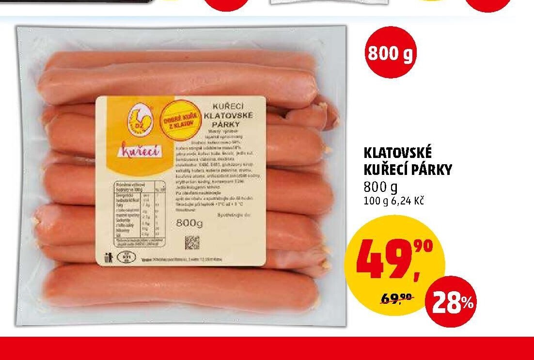 Klatovské kuřecí párky