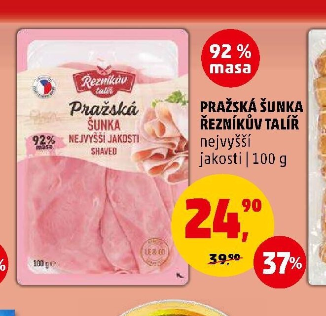 PRAŽSKÁ ŠUNKA ŘEZNÍKŮV TALÍŘ