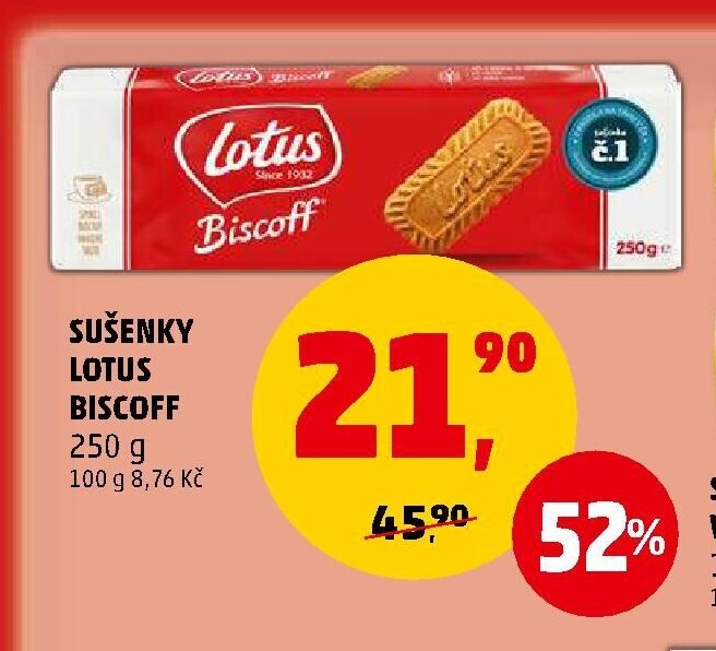 SUŠENKY LOTUS BISCOFF 250 g