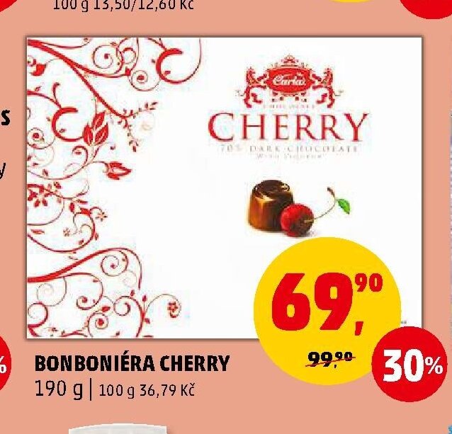 BONBONIÉRA CHERRY 190 g