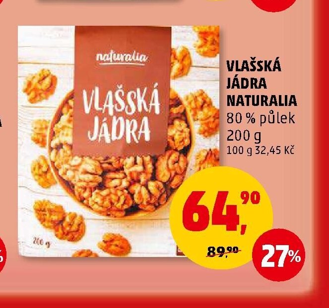 VLAŠSKÁ JÁDRA NATURALIA 200 g