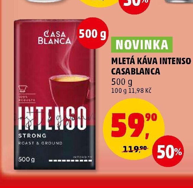 Mletá káva Intenso Casablanca