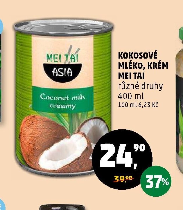 KOKOSOVÉ MLÉKO, KRÉM MEI TAI