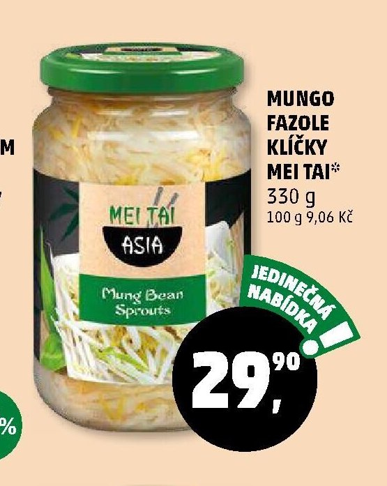 MUNGO FAZOLE KLÍČKY MEI TAI